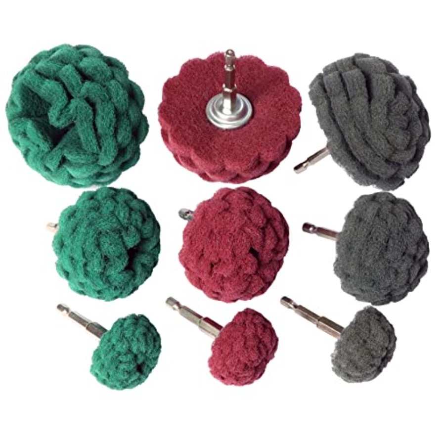 Grinder Polishing Pad Kit - Juego de 9 discos abrasivos para