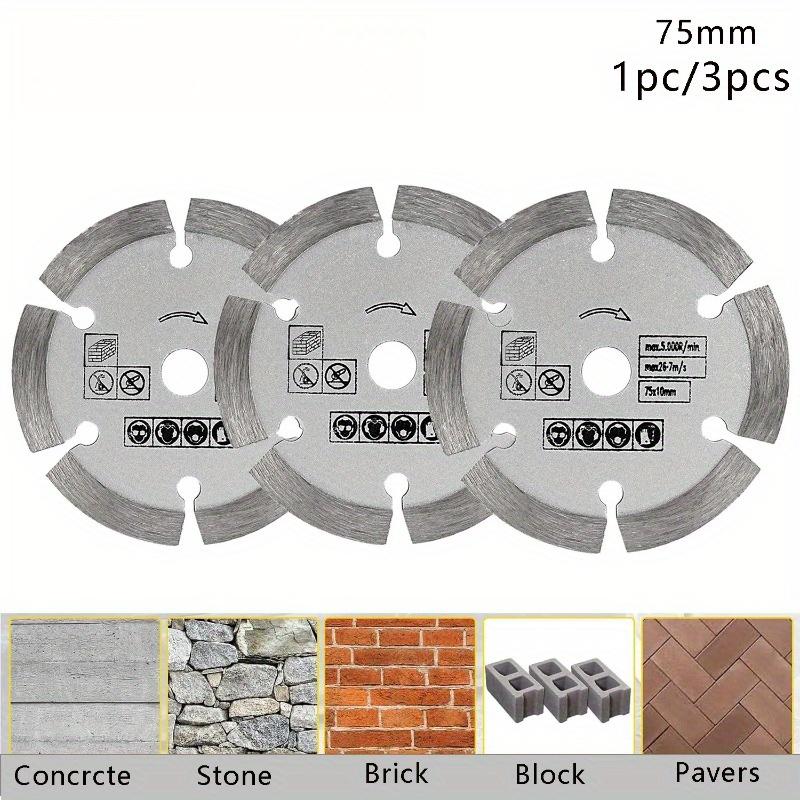 Angle Grinder Diamond Blade Concrete - 1/3 piezas Disco de corte de