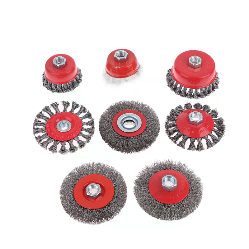 Rueda de alambre de acero tren - Angle Grinder Wire Brush Wheel reseña y precio