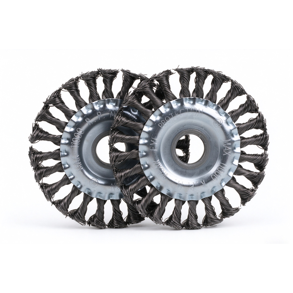 Cepillo de rueda de alambre pl - Angle Grinder Wire Brush Wheel reseña y precio