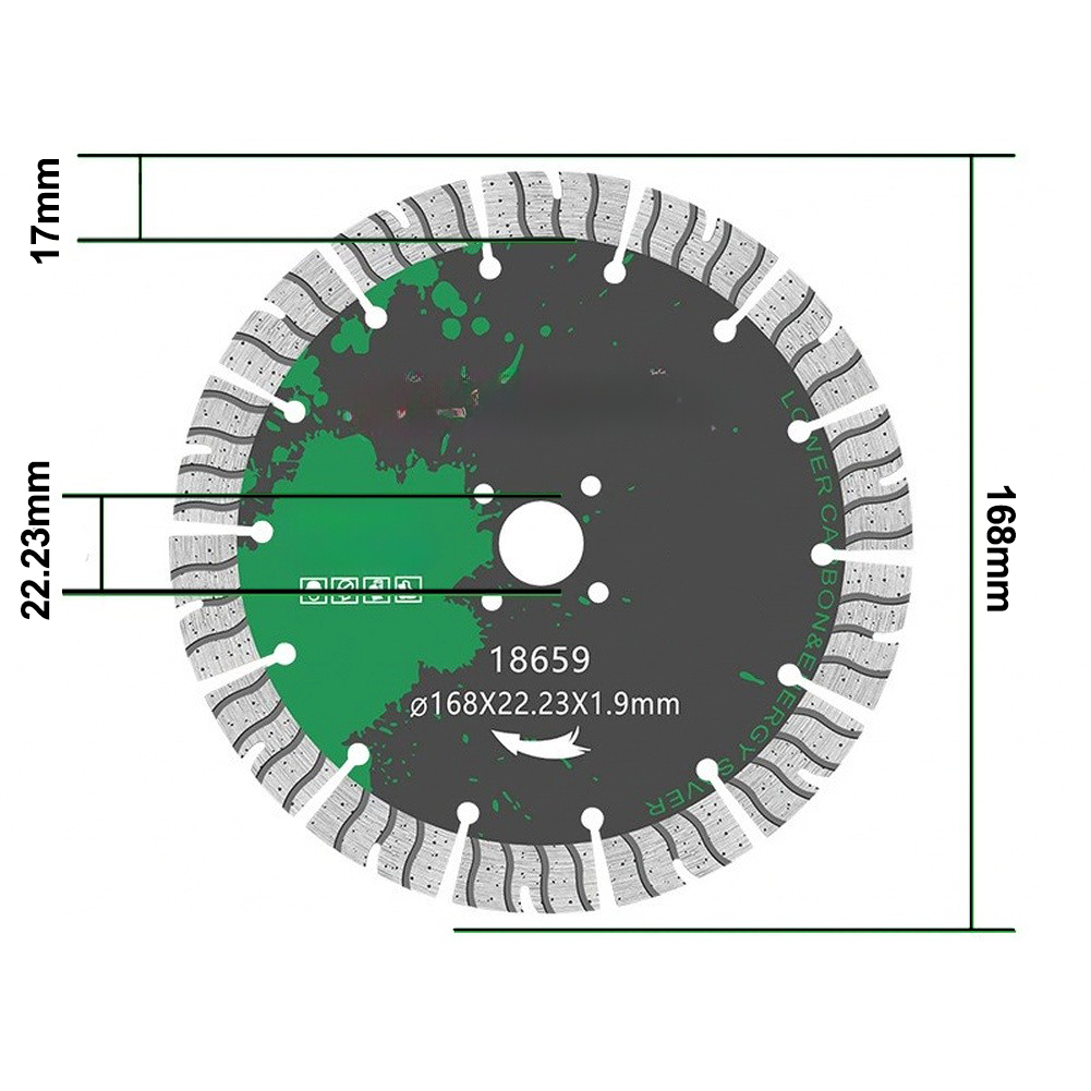 Disco de sierra circular para  - Angle Grinder Diamond Blade Concrete reseña y precio