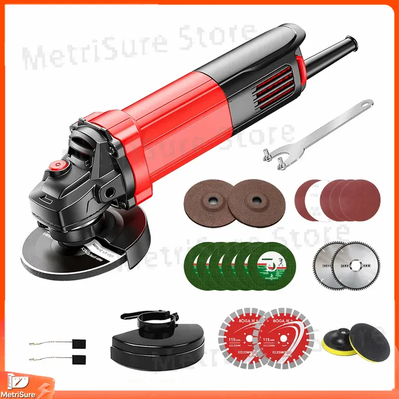 Amoladora Angular con Cable de - Angle Grinder Variable Speed Corded reseña y precio