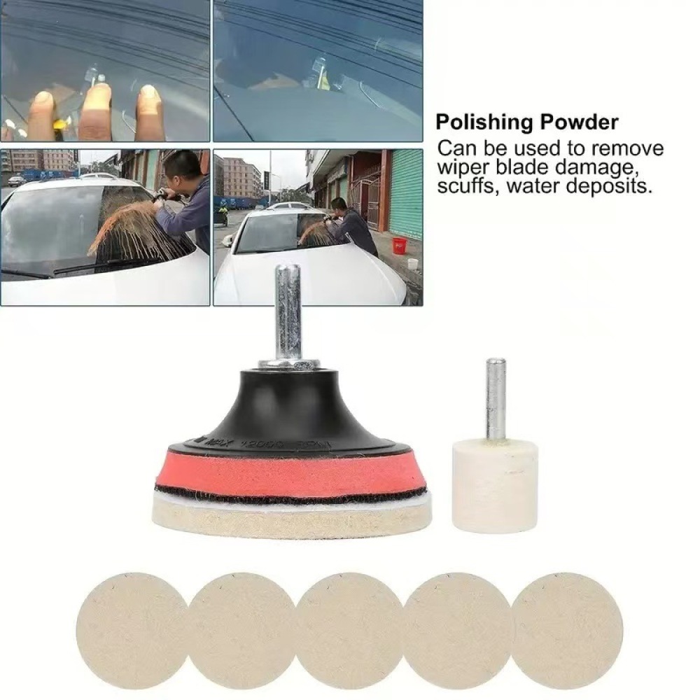 Disco de fieltro de lana para  - Grinder Polishing Pad Kit reseña y precio