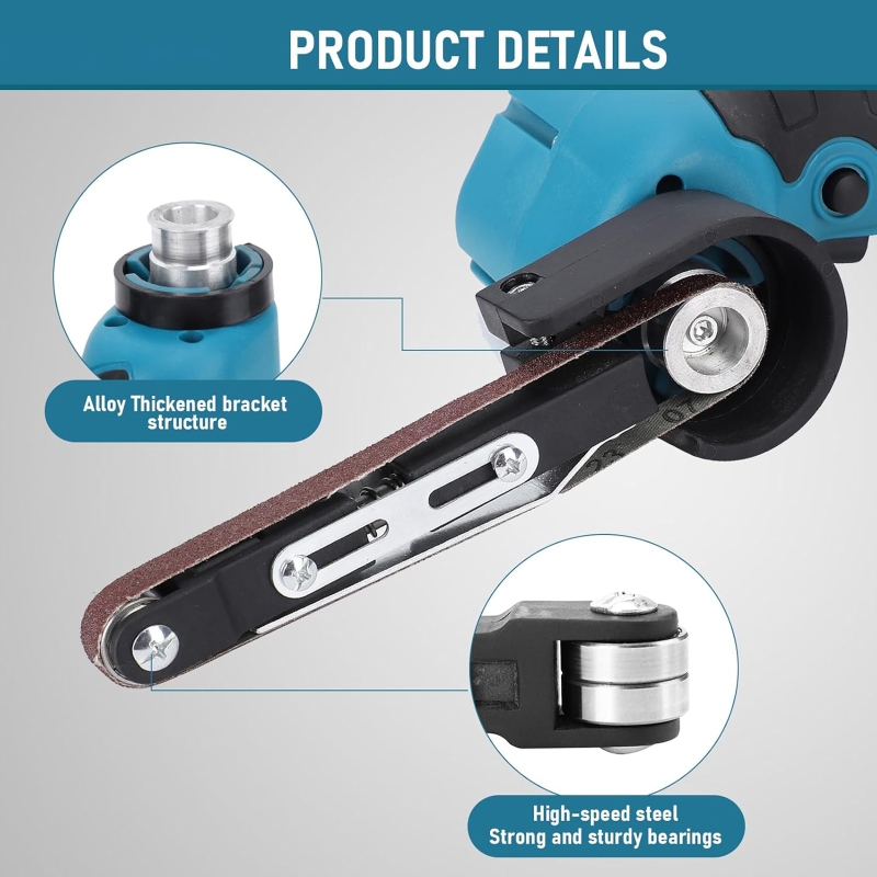 Nueva Mini lijadora de banda e - Angle Grinder Variable Speed Corded reseña y precio