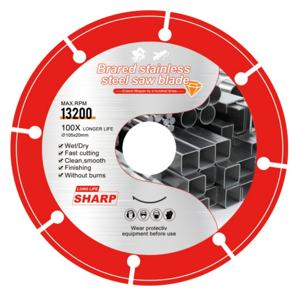 Hoja de sierra de acero inoxid - Angle Grinder Cutting Disc 125Mm reseña y precio