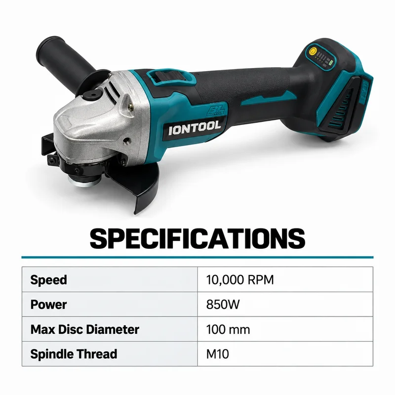 Amoladora angular portátil e i - Brushless Grinder 100Mm 850W reseña y precio