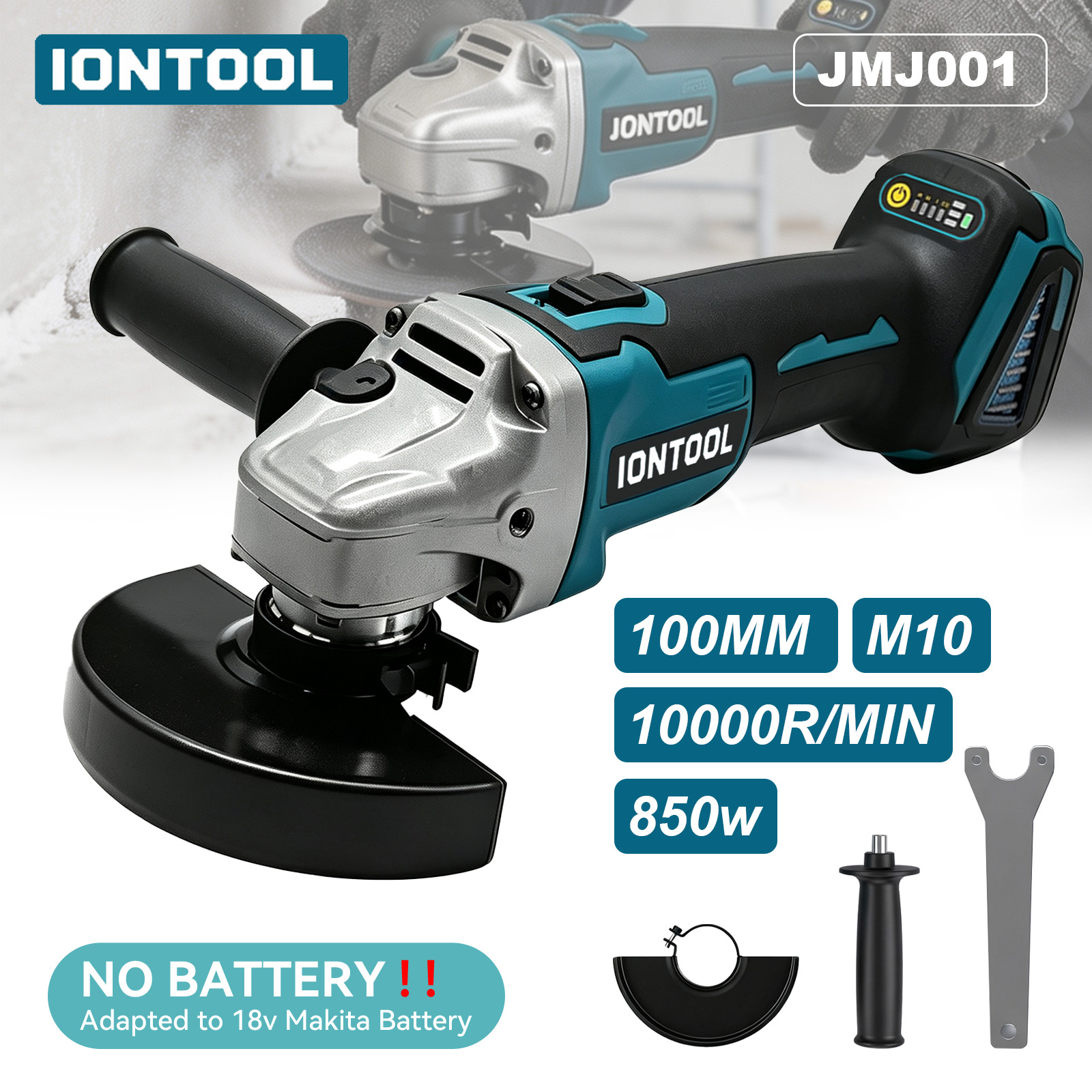 IONTOOL Amoladora angular inal - Brushless Grinder 100Mm 850W reseña y precio