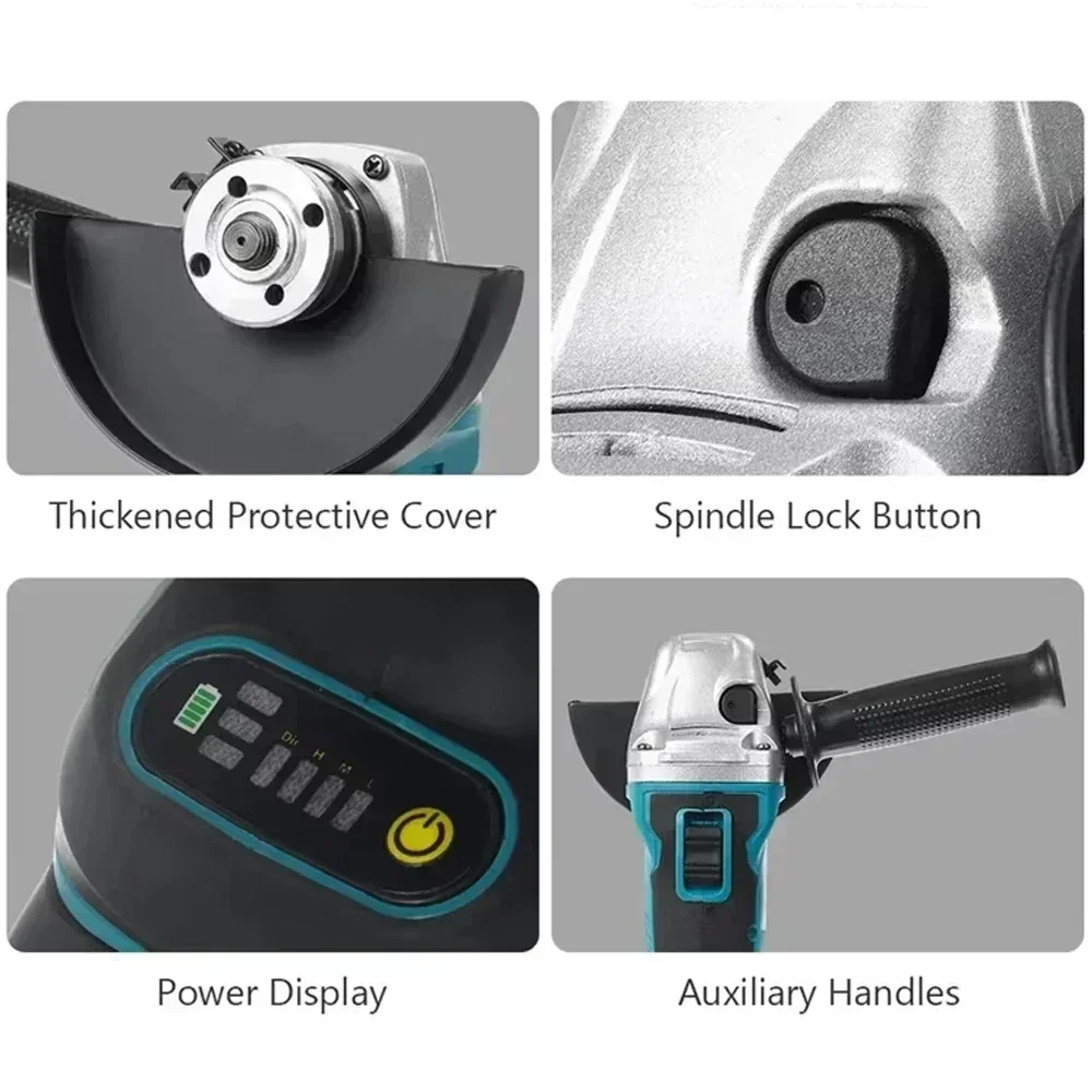 Amoladora angular inalámbrica  - Cordless Angle Grinder 125Mm Brushless reseña y precio