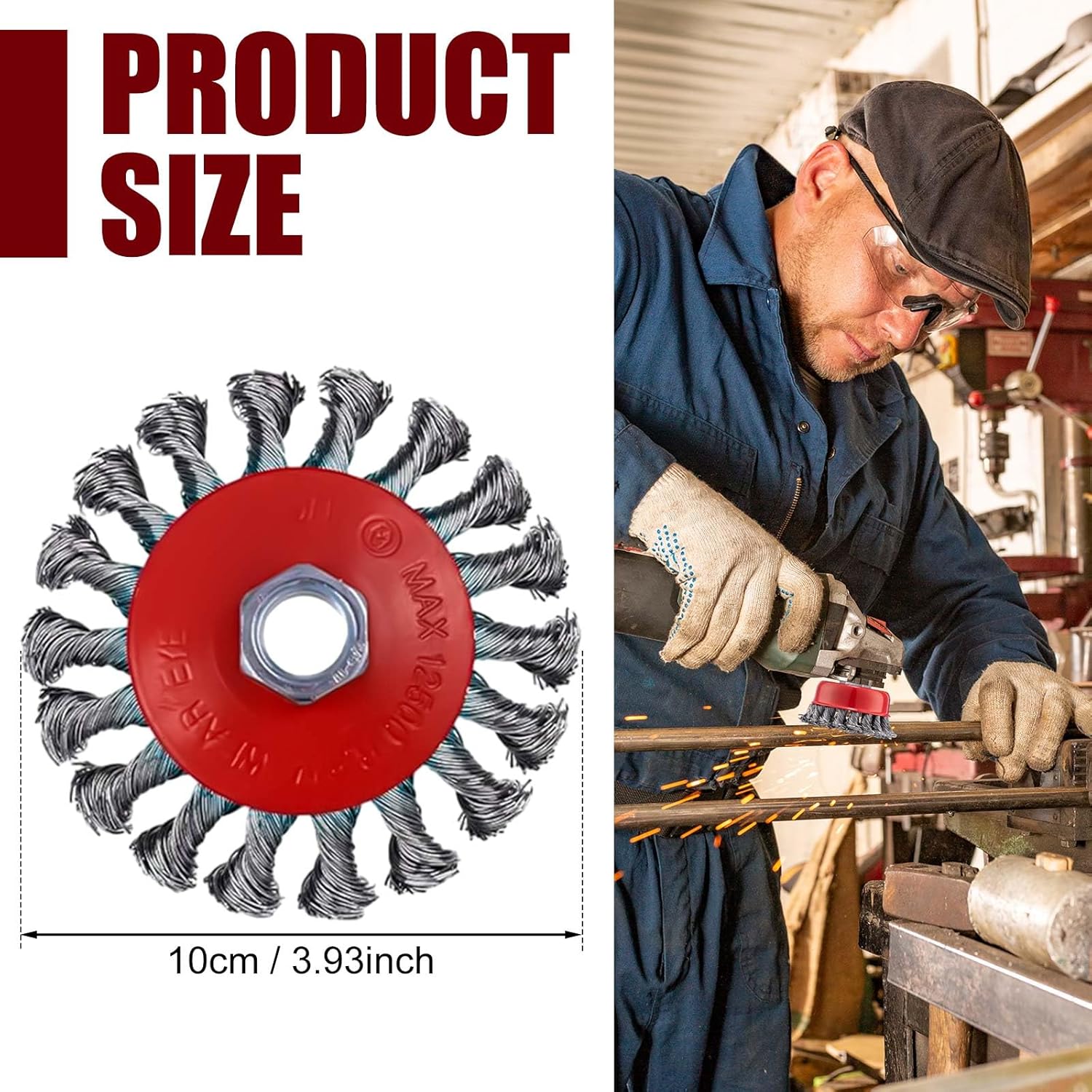 Cepillo de rueda de alambre de - Angle Grinder Wire Brush Wheel reseña y precio