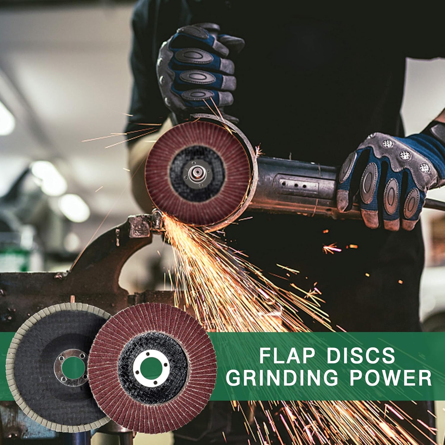 Juego de 3 discos de láminas d - Angle Grinder Flap Disc Set reseña y precio
