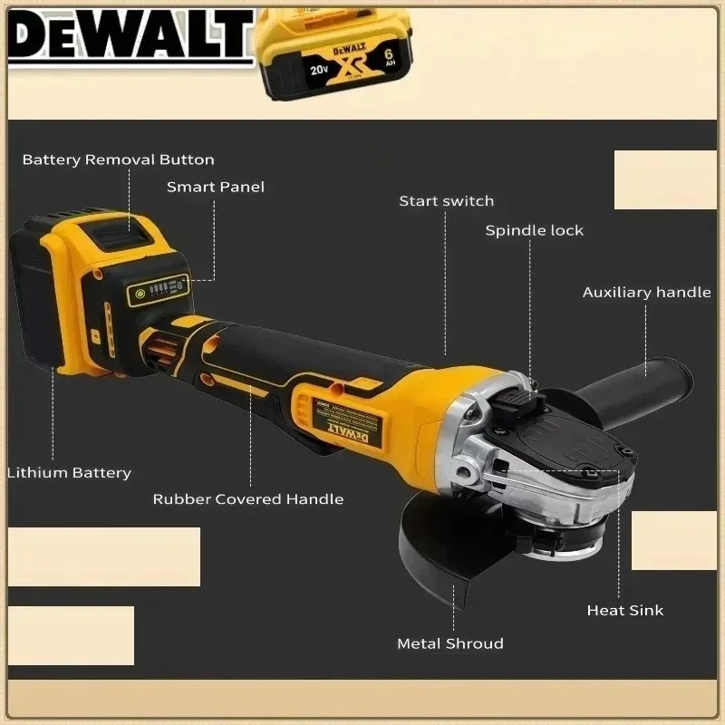 Amoladora angular Dewalt DCG40 - Cordless Angle Grinder 125Mm Brushless reseña y precio