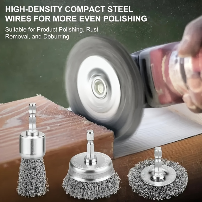 Cepillos de alambre para elimi - Angle Grinder Wire Brush Wheel reseña y precio