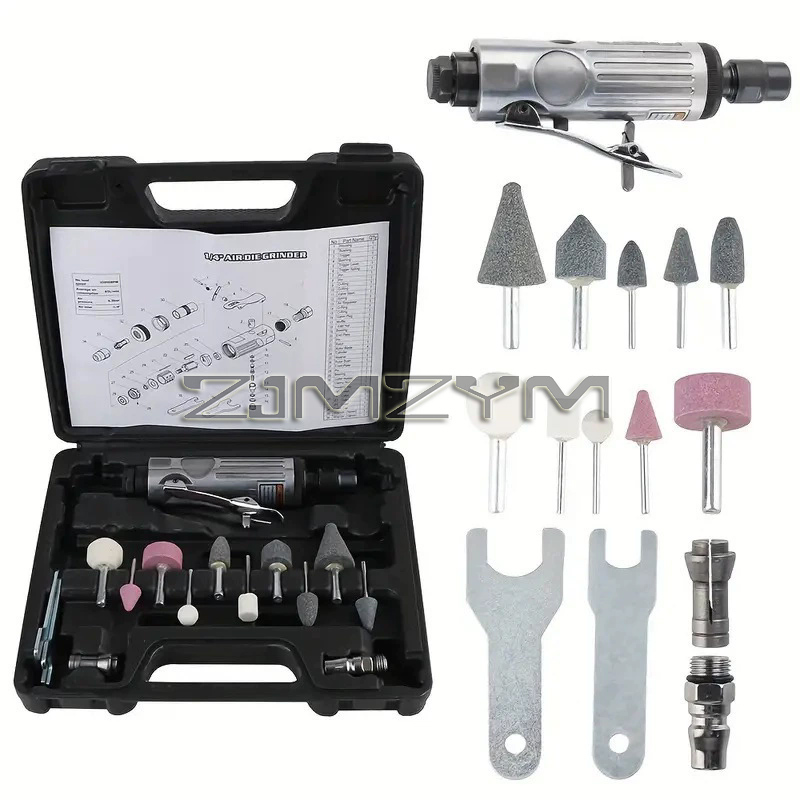 Juego de 16 piezas de herramie - Die Grinder 1/4 Inch Air reseña y precio