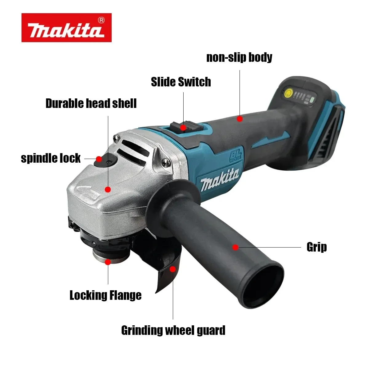 Amoladora angular inalámbrica  - Cordless Angle Grinder 125Mm Brushless reseña y precio