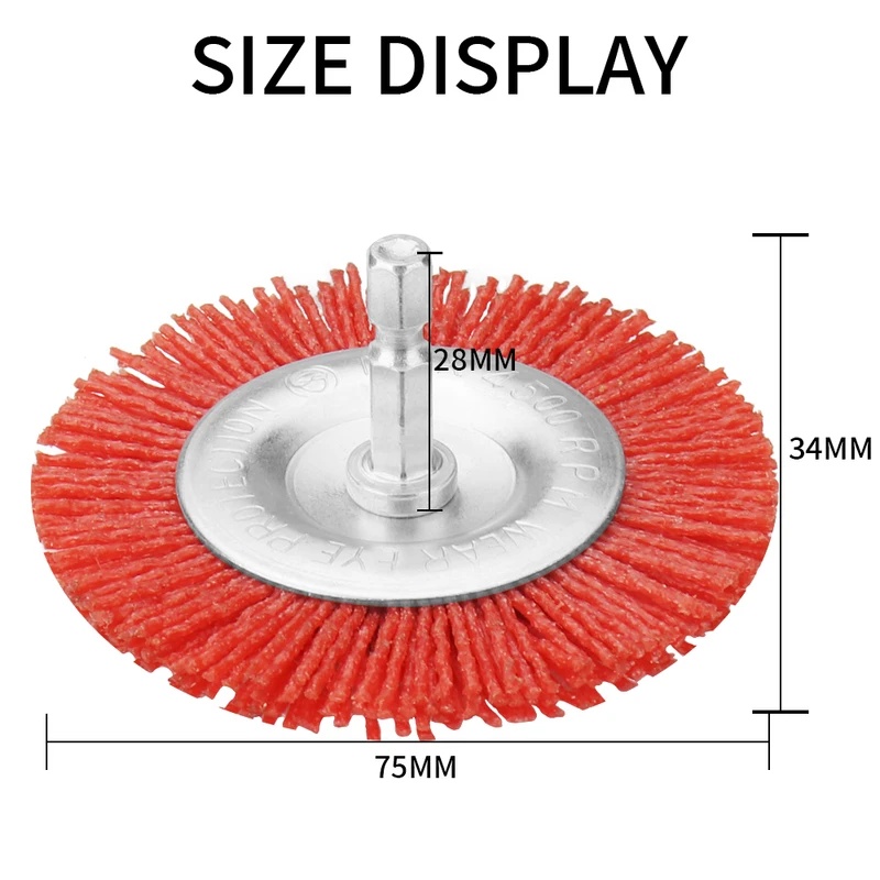 Cepillo plano de nailon, rueda - Angle Grinder Wire Brush Wheel reseña y precio