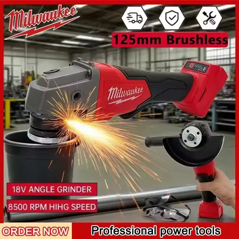 Nueva Amoladora Angular Milwau - Cordless Angle Grinder 125Mm Brushless reseña y precio