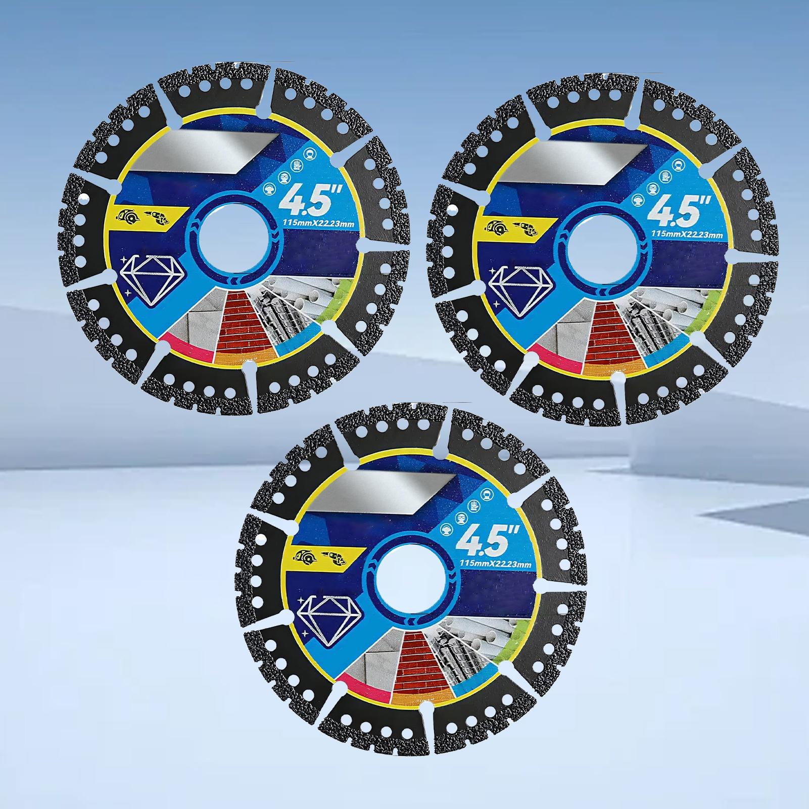 Disco de sierra de 3 piezas de - Angle Grinder Diamond Blade Concrete reseña y precio