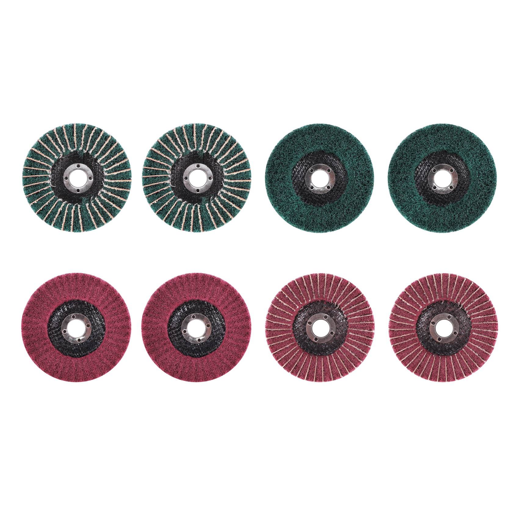 Juego de 8 discos de fibra de  - Angle Grinder Flap Disc Set reseña y precio