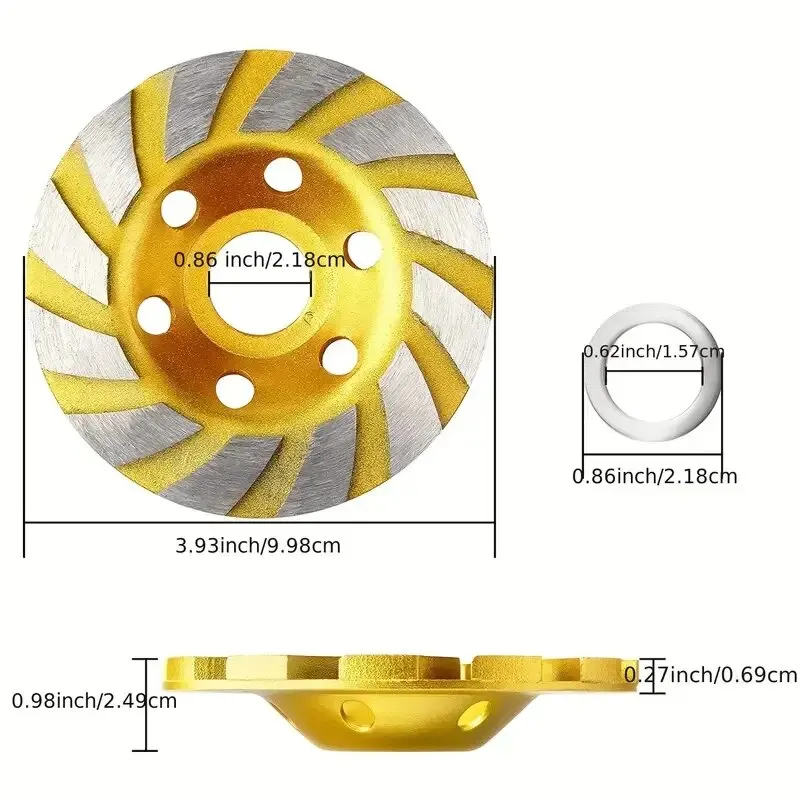 Disco de diamante turbo para a - Angle Grinder Diamond Blade Concrete reseña y precio