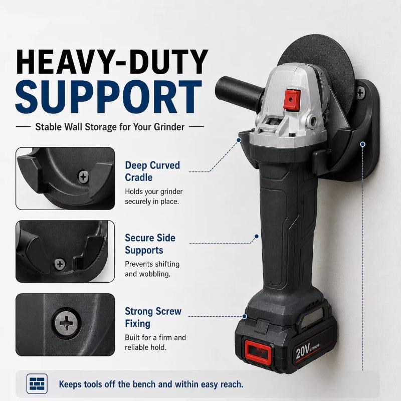 Nuevo soporte de pared para am - Angle Grinder Stand Holder reseña y precio