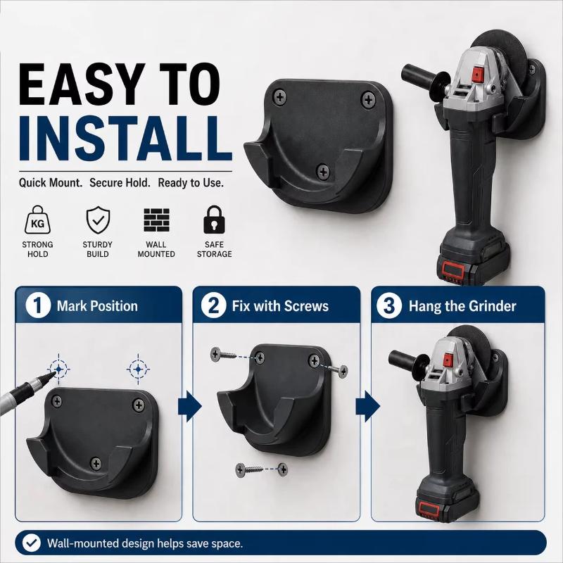 Nuevo soporte de pared para am - Angle Grinder Stand Holder reseña y precio